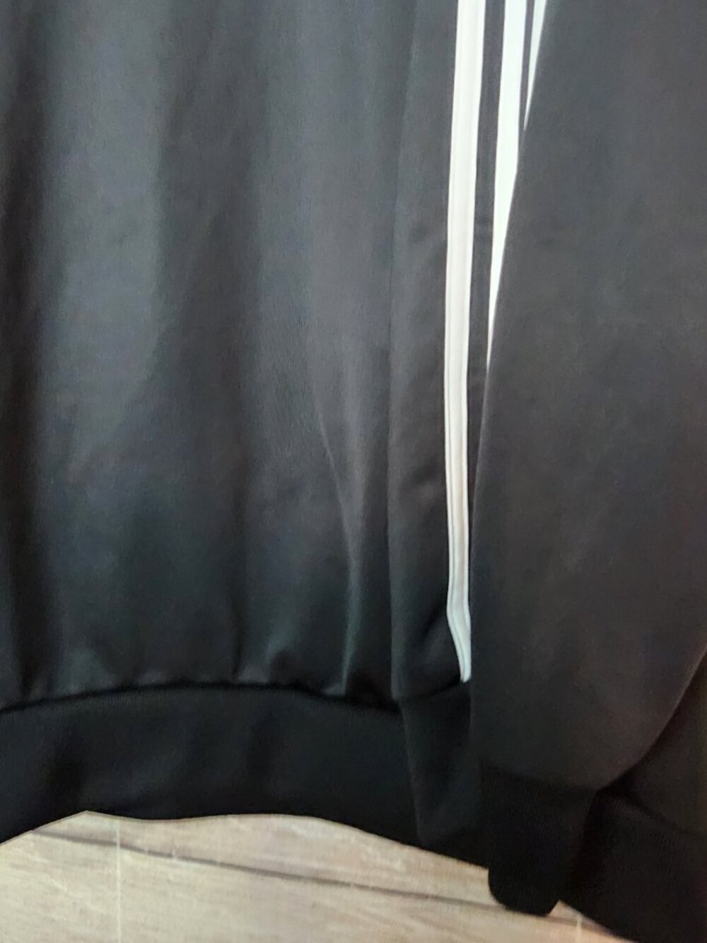 adidas Essentials Men's Track Zip Jacket Classic Style Black White Size 5XL - Picture 15 of 16